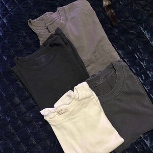 Set of Four Neutral T-Shirts